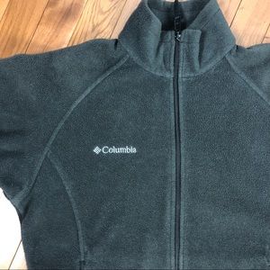 COLUMBIA Women’s Gray Full Zip Fleece S